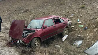 Konya'da yağış kazaya neden oldu! 5 kişi yaralandı