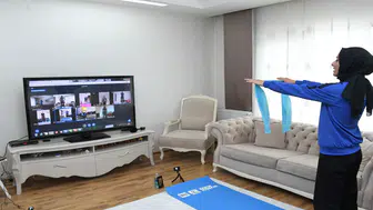 Evden spor zamanı: Konya Büyükşehir’den kadınlara özel eğitim