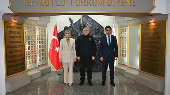 Karaman protokolü, Müdür Yüksek ile buluştu