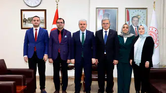 Konya Valisi Akın, Ticaret İl Müdürü Çağlayan ve heyetini makamında ağırladı