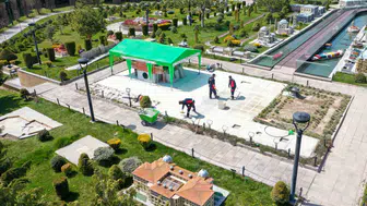 Konya Meram’da parklar yaz sezonuna hazır hale getirildi