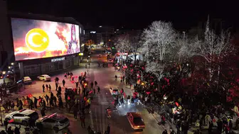 Konya'da milli coşku yaşandı