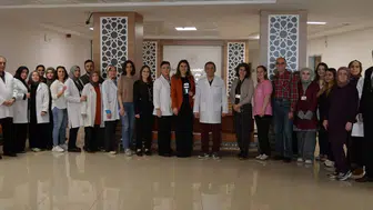 Konya Numune Hastanesinde görev yapan doktor veda etti