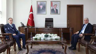 Vali Akın, Şeref Malkoç’u ağırladı