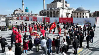 Konya’da mehter geleneği yaşatılmaya devam ediyor