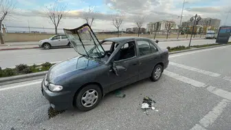 Karaman’da dehşet anları! Otomobil takla atarak durabildi