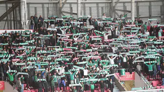 Konyaspor taraftarından müthiş destek