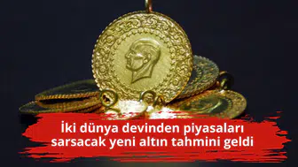 İki dünya devinden piyasaları sarsacak yeni altın tahmini geldi