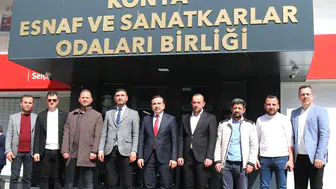 ASRİAD heyetinden Konya esnafına destek ziyaretleri