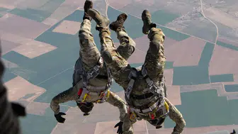 Bu görüntüler Konya’da çekildi! Korkusuzca atladılar