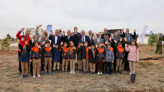 Konya’da nefes olacak proje: 9 bin 400 fidan toprakla buluştu