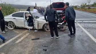 Yaralılar var! Konya'da kaygan yol kazaya neden oldu