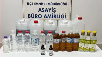 Konya'da kaçak alkol deposu ortaya çıkarıldı