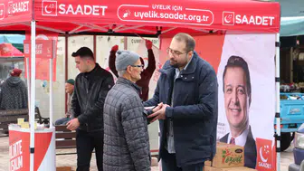 Konya Çumra’da saha ziyareti: Saadet Partisi vatandaşlarla buluştu