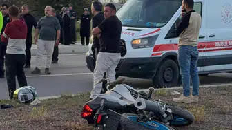 Konya’da motosiklet kazası! Kadın sürücü yaralandı