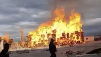 Konya’da kâğıt fabrikası alev alev ya ıyor