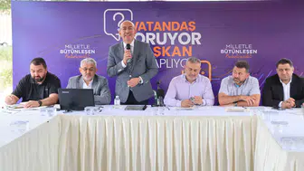 Meram’da vatandaşlar sordu, Başkan Kavuş tek tek yanıtladı
