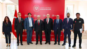 Filistin Devleti Türkiye Büyükelçisi’nden Konya Valisi Akın’a ziyaret