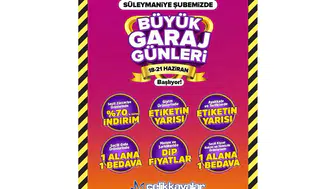 Çelikkayalar Süleymaniye Şubesi’nde büyük indirim günleri başlıyor