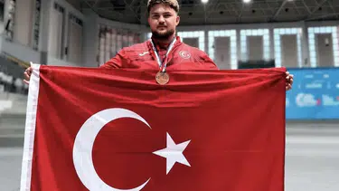 Konyalı sporcu dünya üçüncüsü oldu