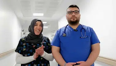 Anne hemşire, oğul doktor: Aynı hastanede gurur veren hikaye