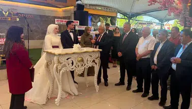Konyalı Başkan düğün yaptı! Bendevi Palandöken ve birçok ilin başkanı düğüne geldi