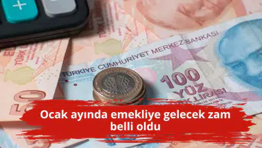 Ocak ayında emekliye gelecek zam belli oldu