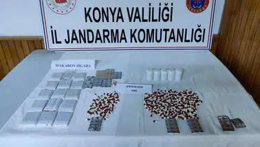 Konya’da uyuşturucu operasyonu: 8 kişi tutuklandı, binlerce madde ele geçirildi