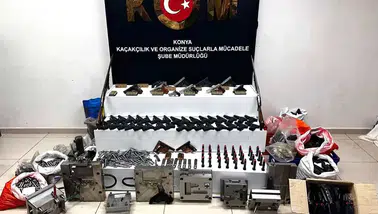 Konya'da yasa dışı silah imalatına büyük darbe!