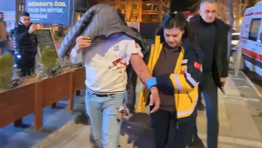 Aksaray’da kafede çıkan kavga bıçaklı saldırıya dönüştü