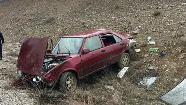 Konya'da yağış kazaya neden oldu! 5 kişi yaralandı