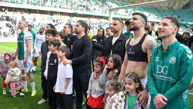 Konyaspor taraftarı, takımı çağırdı Antalyaspor maçında da galibiyet istedi