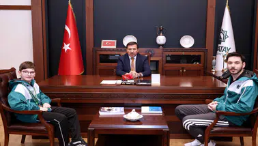 İspanya'da şampiyon oldu! Konya'nın gururundan Başkan Kılca'ya ziyaret