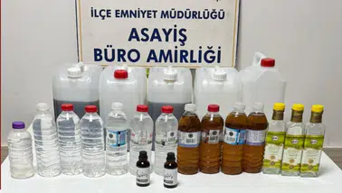 Konya'da kaçak alkol deposu ortaya çıkarıldı