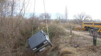 Konya’da tır ve traktör çarpıştı, traktör şarampole yuvarlandı