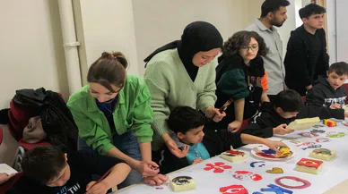 SÜ'de özel öğrencilere özel tişörtler yapıldı...