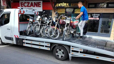 Konya'da birçok motosiklet trafikten men edildi? Peki, neden?