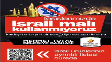 İsrail'e bir boykot da Konya'nın o belediyesinden...