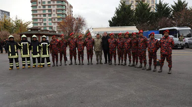 Konya'dan aldıkları eğitimle Bangladeş'in yangınını söndürecekler!