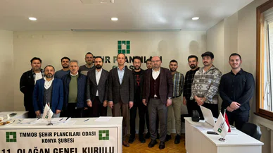 Şehir Plancıları Odası Konya Şubesi'nde yola devam... Başkan Örs güven tazeledi!