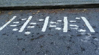 Konya'da okulların bahçelerindeki o işaretler ne anlama geliyor?