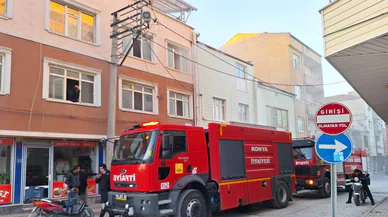 Konya'da iş yerinde korkutan yangın! Bakın neler oldu...