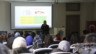 NEÜ öğrencilerine AFAD'dan tahliye tatbikatı!