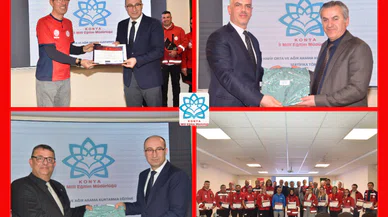 Konya'da sertifikalar dağıtıldı! Afetlere daha hızlı müdahale edilecek...