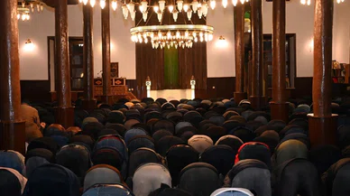 Konya'da sabah namazı işte böyle geçti...