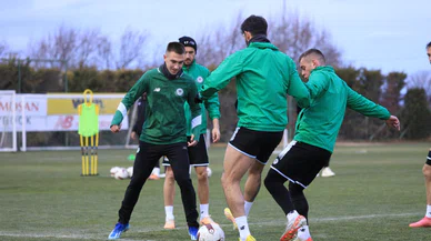 Konyaspor, Galatasaray maçı mesaisini sürdürdü