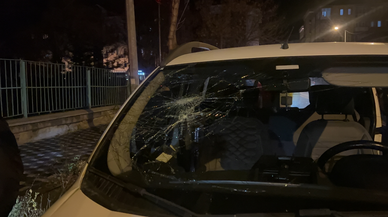 O polis memuru hastaneye kaldırıldı!