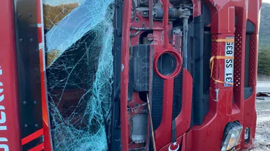 Konya'da bugün tanker, ve tırın ardından bir tır daha devrildi... Peki sürücüsü hayatta mı?