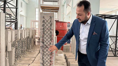 Mekanik çelik dikiş, betonarme kirişleri depreme karşı koruyor