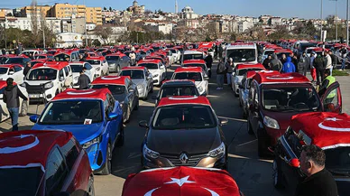 Martı çalışanları şehitler için toplandı!